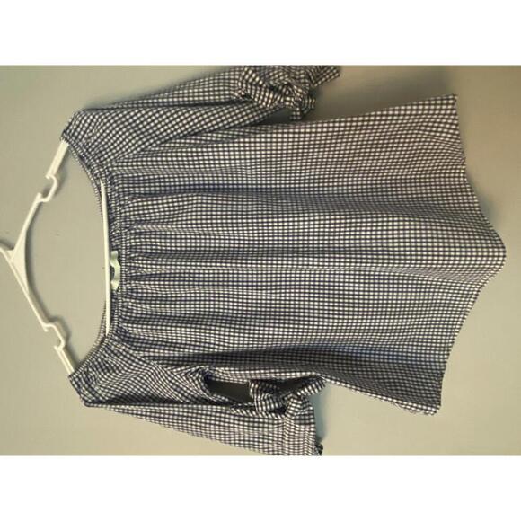 La Fée Maraboutée Off-Shoulder Gingham Top - Picture 11 of 12
